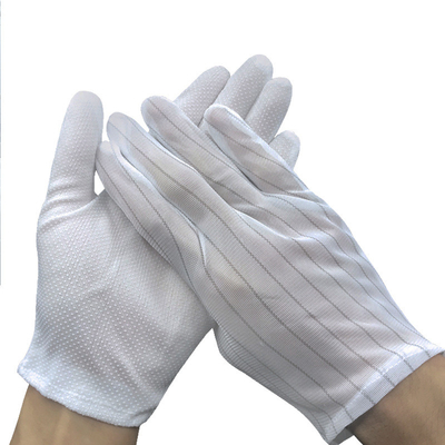 La palma di nylon del poliuretano misura l'unità di elaborazione rivestita del guanto del lavoro manuale della sicurezza ha immerso l'anti guanto statico di ESD