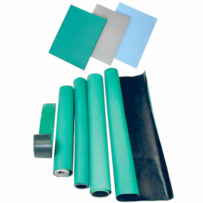 Pelle elettrostatica 3mm nera verde blu ESD Mat For Workbench di gomma di 2mm