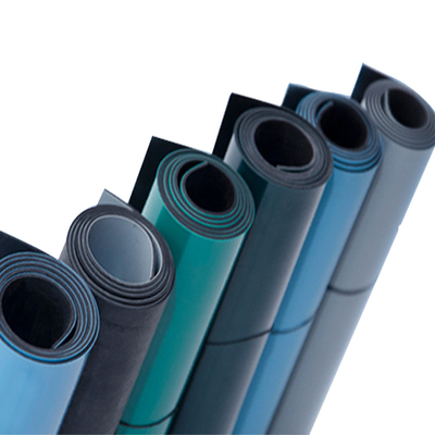 Pavimento antistatico duraturo Mat Customized Size Blue Color del PVC del vinile ESD
