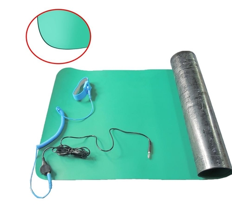 1.2mx10m verde 2mm ESD Mat For Workbench Table di gomma antistatico