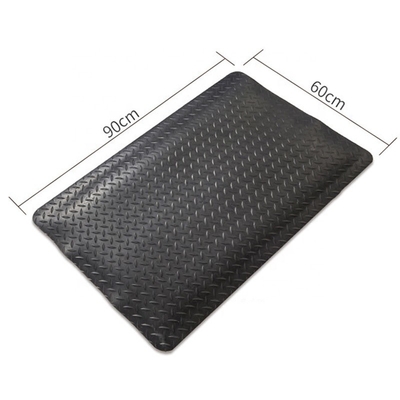 Anti affaticamento conduttivo antistatico nero e giallo Mat With Lock del locale senza polvere ESD