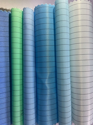 Poliestere Mesh Strip Grid Carbon Cloth Tessuto conduttivo antistatico per camere bianche Tessuto per camere bianche Tessuto antistatico ESD