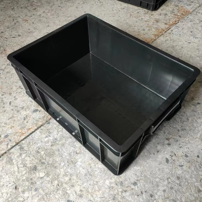 Vassoio d'imballaggio statico di plastica conduttivo della scatola ESD di ESD cassa antistatica nera sicura componente dei silos di immagazzinamento della piccola piccolo anti