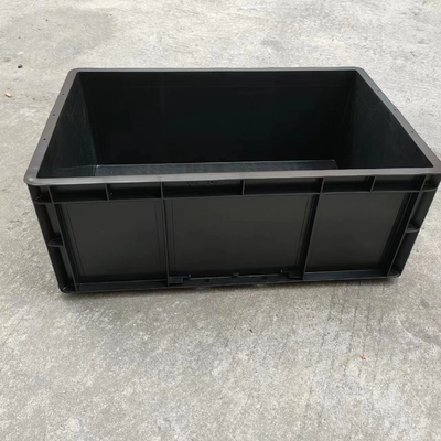 Contenitore elettronico di plastica nero antistatico permanente di contenitore ESD Tote Conductive Carrying Caseesd Storage di ESD con il coperchio