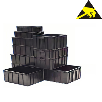 Bolla antistatica di plastica del PWB ESD del vassoio di ESD che imballa elettronica antistatica Tray Anti Static Storage Boxes di ESD