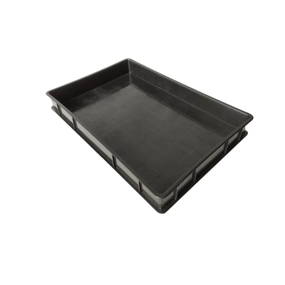 Anti contenitori statici del vassoio ESD del nero di piegatura del cartone di contenitore antistatico antistatico di plastica di contenitore per elettronica