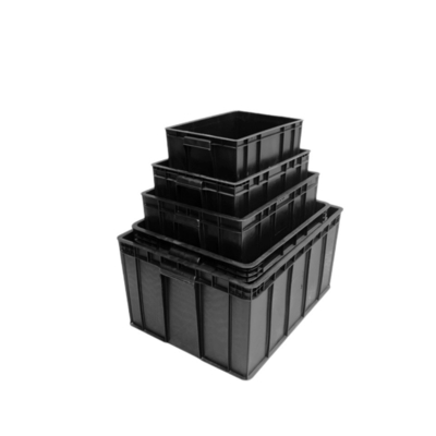 Il ESD ha ondulato il PWB antistatico del recipiente di plastica della scatola ESD che imballa il ESD Tray Anti Static Storage Boxes trasparente per il PWB