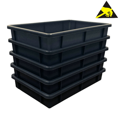 Scatole componenti antistatiche di Tray Pallet Bin Anti-Static Conductive del contenitore di stoccaggio ESD dei pp