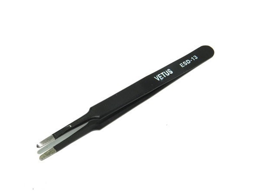 Pinzette durevoli industriali di ESD Vetus Lash Tweezers Stainless Steel Curved