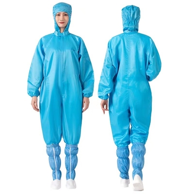 Anti ESD vestito unisex globale statico del locale senza polvere del soprabito della fibra conduttiva