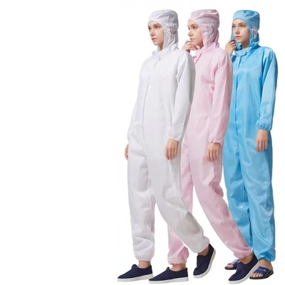 Vestito antistatico antipolvere unisex della stanza pulita degli indumenti senza filaccia di ESD