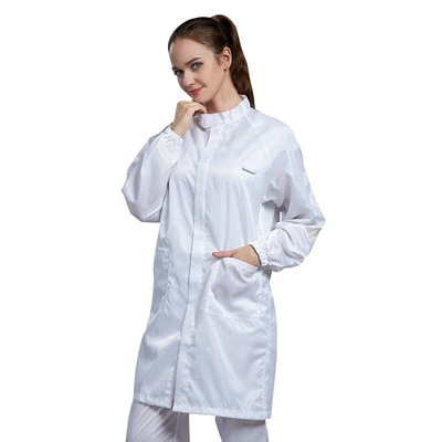 Cappotto statico medico del collare di diniego degli indumenti del laboratorio ESD anti