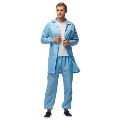 Pantaloni lunghi della camicia della manica dell'anti tuta statica sterilizzabile autoclavabile