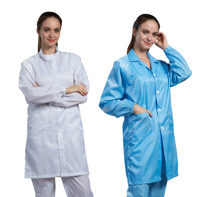 Griglia statica antipolvere degli abiti da lavoro 5mm degli indumenti ESD del locale senza polvere anti
