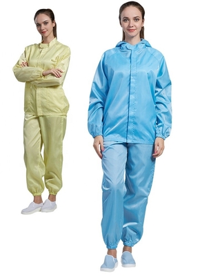 Cappotto unisex resistente del laboratorio del laboratorio della polvere statica anti medica ESD del cappotto