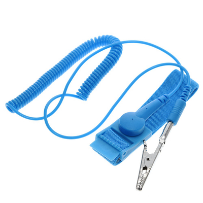 Braccialetto statico senza fili statico elastico del PVC della cinghia di polso di Fairtech anti ESD 2.2MM anti