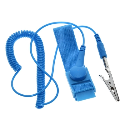 Braccialetto statico senza fili statico elastico del PVC della cinghia di polso di Fairtech anti ESD 2.2MM anti