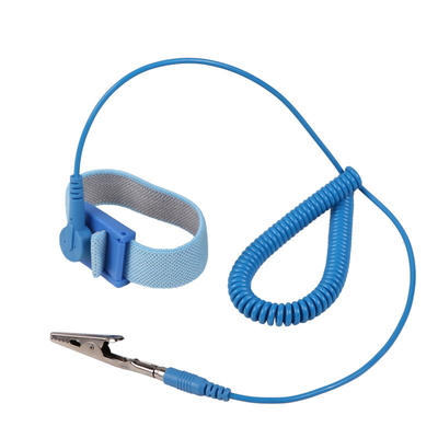 morsetto a coccodrillo statico regolabile di Elastic LEKO della guardia della cinghia di polso di 1.8m anti ESD