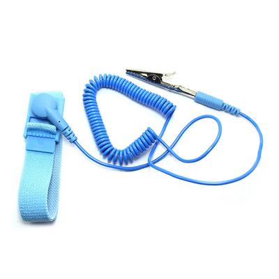 morsetto a coccodrillo statico regolabile di Elastic LEKO della guardia della cinghia di polso di 1.8m anti ESD