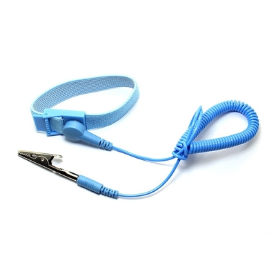 morsetto a coccodrillo statico regolabile di Elastic LEKO della guardia della cinghia di polso di 1.8m anti ESD