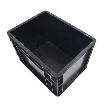 Il ESD antistatico nero ha ondulato la scatola di plastica non tossica con il coperchio