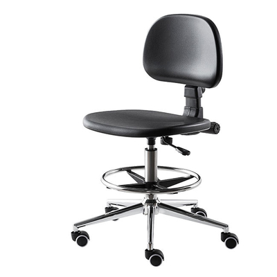Anti struttura statica del metallo della sedia del laboratorio dello schienale nero di ESD con Seat di plastica duro