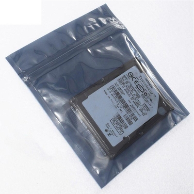 La chiusura lampo d'imballaggio borsa statica di plastica del LDPE di HDD dell'anti ha stampato la protezione di ESD