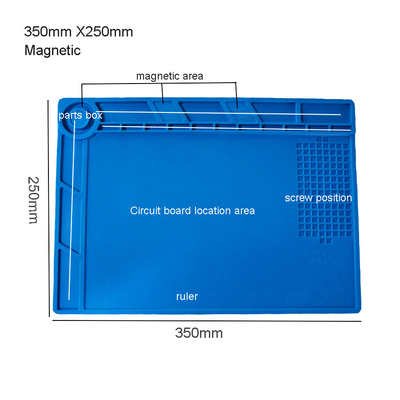 Anti riparazione statica Mat Heat Insulation Soldering Pad 650g per la piattaforma di funzionamento