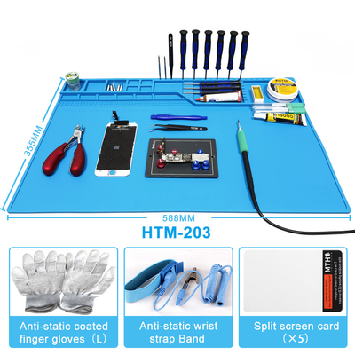 Riparazione statica Mat Silicone Pad Desk Platform del PC ESD del telefono di Fairtech anti