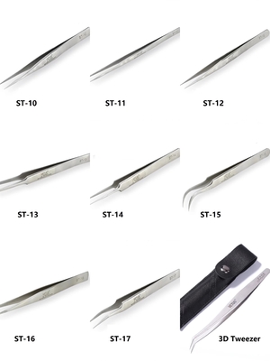 Pinzette antistatica del sopracciglio di ESD Vetus Lash Tweezers Hand Tools Scissor