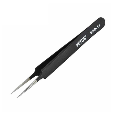 Pinzette antistatiche Lash Tweezers conduttivo del sopracciglio di ESD Vetus