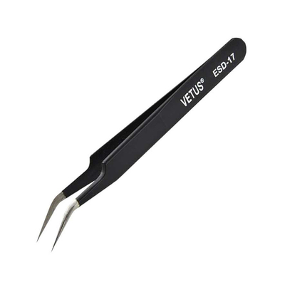 Pinzette antistatiche Lash Tweezers conduttivo del sopracciglio di ESD Vetus