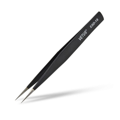 Pinzette antistatiche Lash Tweezers conduttivo del sopracciglio di ESD Vetus
