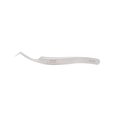Pinzette superiori piane Vetus Lash Extension Tweezers di acciaio inossidabile di serie del SA