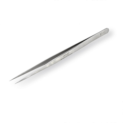 Acciaio inossidabile delle pinzette di 1SA Vetus Lash Tweezers Straight Fine Point