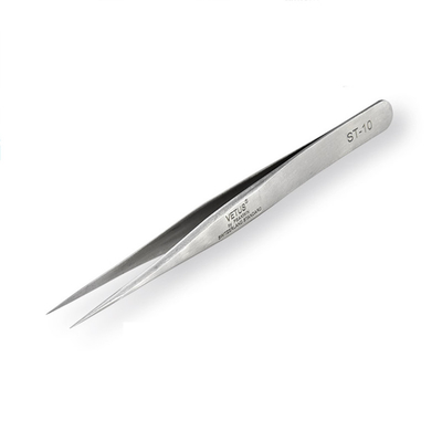 Acciaio inossidabile delle pinzette di 1SA Vetus Lash Tweezers Straight Fine Point