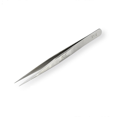 Acciaio inossidabile delle pinzette di 1SA Vetus Lash Tweezers Straight Fine Point