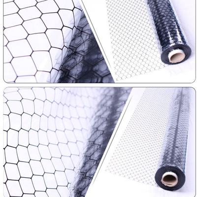 Strato trasparente molle del PVC di anti del PVC del locale senza polvere ESD griglia statica della tenda