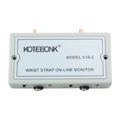 518-2 stazione di lavoro online dell'allarme della banda di polso del monitor del tester della cinghia di polso di ESD