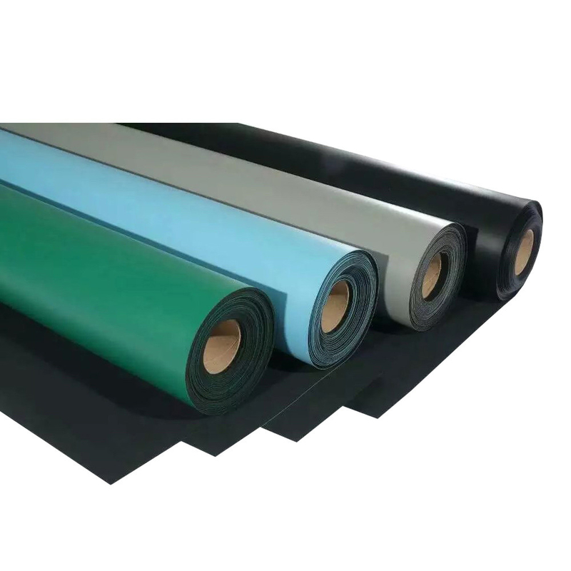 Pelle elettrostatica 3mm nera verde blu ESD Mat For Workbench di gomma di 2mm