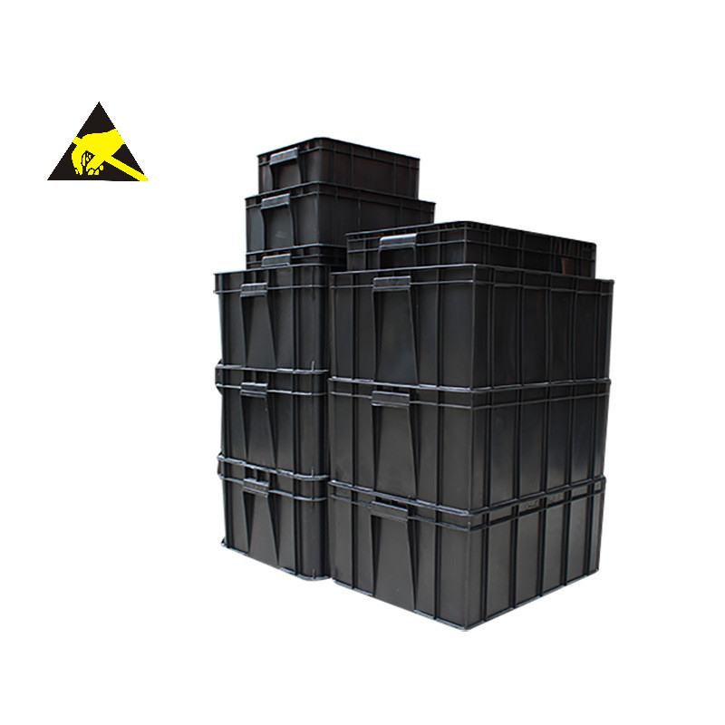 Scatola componente d'attaccatura del recipiente di plastica conduttivo antistatico di Tray Smd Workspace Storage Solution dei recipienti di ESD piccola