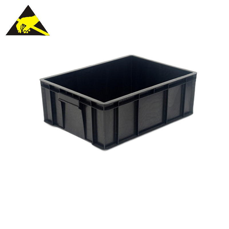 Vassoi riciclabili del PWB dell'attrezzatura per imballaggio ESD Tote Antistatic Storage Box Esd per le officine elettroniche