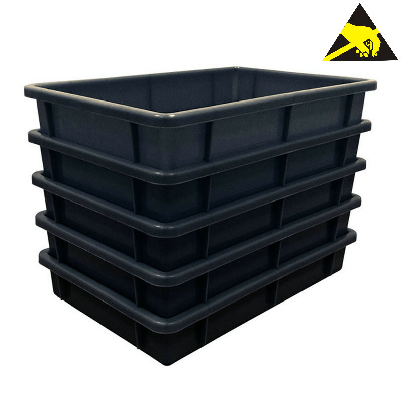 Scatole componenti antistatiche di Tray Pallet Bin Anti-Static Conductive del contenitore di stoccaggio ESD dei pp