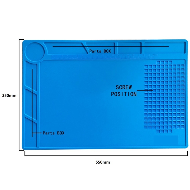 Anti riparazione statica Mat Heat Insulation Soldering Pad 650g per la piattaforma di funzionamento