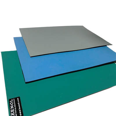 Grey Green nero blu ESD Mat For Electronic Assembly di gomma 120cm x 90cm