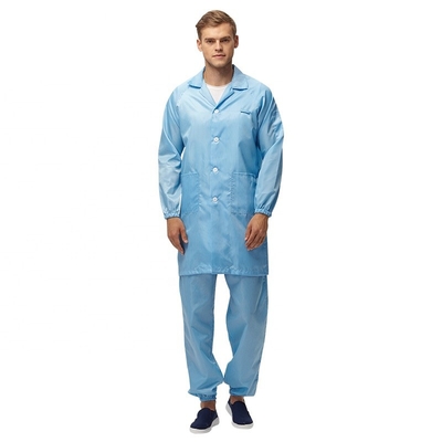 Pantaloni lunghi della camicia della manica dell'anti tuta statica sterilizzabile autoclavabile